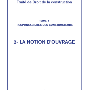 Chapitre 2 - La notion d'ouvrage