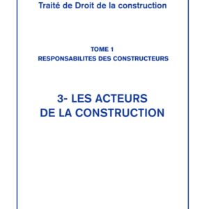 Chapitre 3 - Les acteurs de la construction